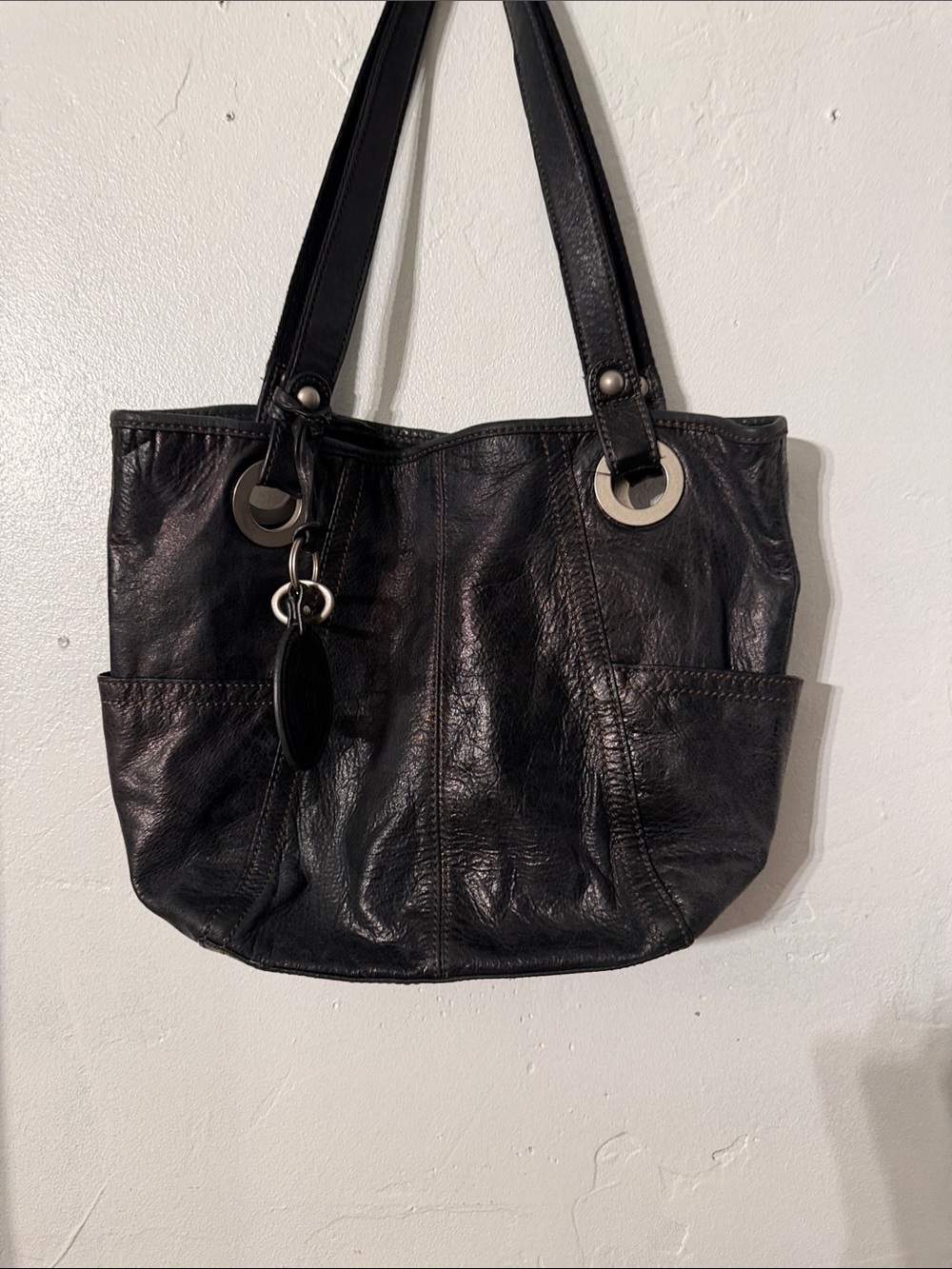 Fossil Vintage black leather purse